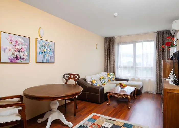 превъзходен къщата на мечтите-златни пясъци на първа линия Apartament